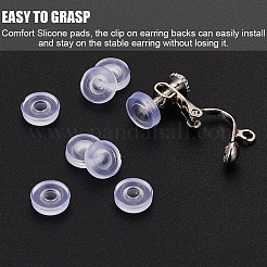 120 шт. силиконовый зажим на подушечках сережек FIND-SP0001-02