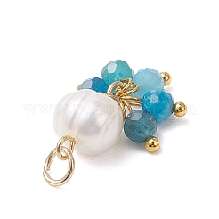 Подвески из натурального зеленого авантюрина&nbsp;PALLOY-JF04750-03