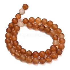 Природного сердолика нитей бисера G-L642-G01-8mm