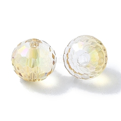 Ab цветные стеклянные бусины&nbsp;EGLA-P059-02A-AB18