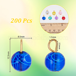 200 шт. прозрачные стеклянные подвески для волочильного станка&nbsp;PALLOY-GA00030