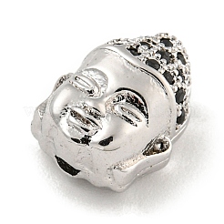 Латунные микропаве из прозрачного кубического циркония KK-G493-27P-02