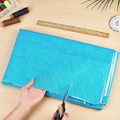 Baumwollstoff mit Polka-Dot-Muster&nbsp;DIY-WH0750-294