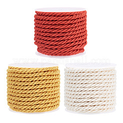 3 rouleau de cordon rond en polyester 3 couleurs&nbsp;OCOR-TA0003-88A