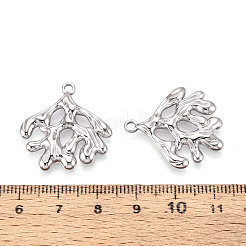 Подвески из нержавеющей стали 304 с имитацией коралла&nbsp;STAS-T069-42P