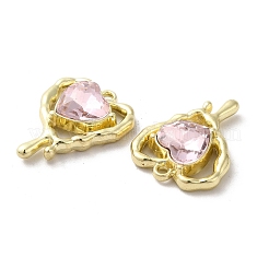 Кулон с плавящимся стеклянным сердцем&nbsp;PALLOY-K001-077G-04