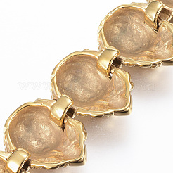 Bracciali a maglie di leone in acciaio inossidabile 304&nbsp;BJEW-H524-10A