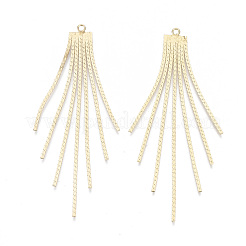 Латунная цепочка кисточка большие подвески KK-N231-110G-NF