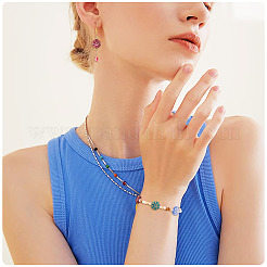 20шт прозрачные бусины лэмпворк ручной работы&nbsp;LAMP-TA0001-36