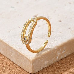 Открытое манжетное кольцо из нержавеющей стали 304&nbsp;RJEW-R017-01G