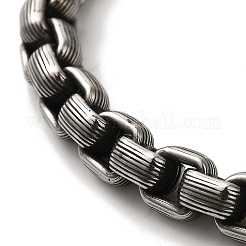 Браслеты-цепочки из хирургической нержавеющей стали 316&nbsp;BJEW-Q349-01AS