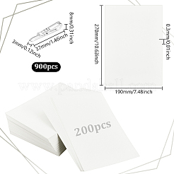 200 шт крафт-бумага&nbsp;DIY-WA0001-13