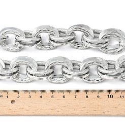 Унисекс толстые алюминиевые двухзвенные цепочки ожерелья&nbsp;NJEW-V006-01P