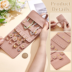 Прямоугольные рулоны из искусственной кожи с микрофиброй для украшений&nbsp;ABAG-WH0072-013