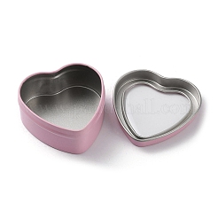 Жесть железные банки для свечей в форме сердца&nbsp;CON-NH0001-01C
