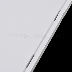 (распродажа бракованных товаров: незначительные повреждения) прозрачные акриловые витрины для минифигурок с белой основой ODIS-XCP0001-32