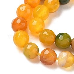 Природный агат бисер нитей&nbsp;G-C082-A01-56