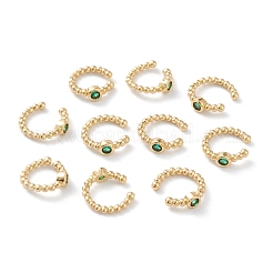 Серьги-манжеты из циркония EJEW-H109-01F-G