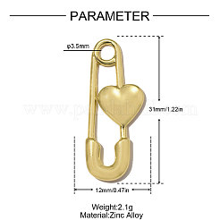 Pendentifs en alliage de zinc&nbsp;AL-OY001-28G