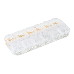 520 шт. 12 размера латунных открытых соединительных колец KK-FS0001-18