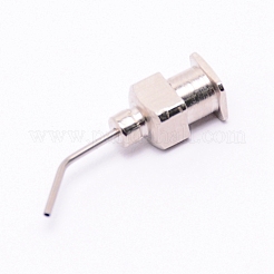 Agujas dispensadoras de punta roma de acero inoxidable&nbsp;TOOL-WH0121-60E
