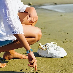 Набор эластичных браслетов из синтетического гематита и полимерной глины бусины хейши BJEW-PH01487-02