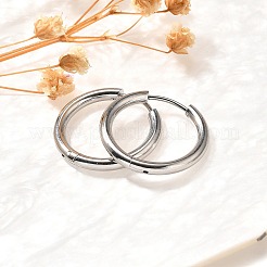 Серьги-кольца из нержавеющей стали 304 для женщин EJEW-M068-15E-P