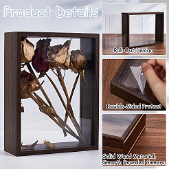 Support de cadre photo rectangulaire en bois&nbsp;AJEW-WH20019-05A