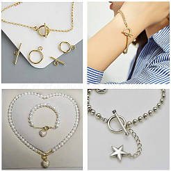 Латуни Переключить застежками KK-BC0004-05G