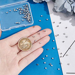 100 шт. бусины из нержавеющей стали марки 304 STAS-UN0056-57