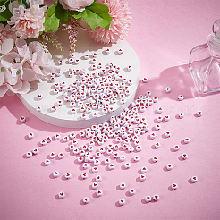 290 шт. Непрозрачные акриловые бусины&nbsp;ACRP-LP0001-01