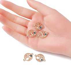 Шармы разъема из сплава со стальной синей эмалью FIND-YW0003-54