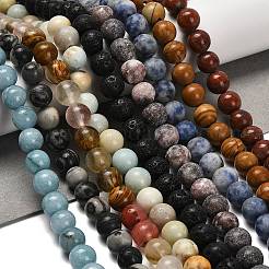 Нити стеклянных бусин из натурального дерева&nbsp;G-P562-C-02