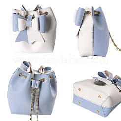 DIY Kunstleder Stricken Häkeln Bowknot Beuteltaschen&nbsp;GN-TAC0001-06A