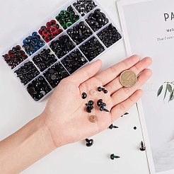 Yeux de poupée en plastique de l'artisanat&nbsp;DIY-GA0001-18