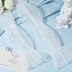 Съемные длинные сетчатые рукава из полиэстера AJEW-WH0270-354A