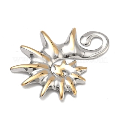 Pendentifs bicolores en acier inoxydable 304&nbsp;STAS-K322-18E-GP