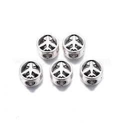 Европейские сплавочные бусины тибетского стиля  TIBE-S314-87AS-RS