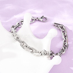 Bracelets à chaîne en acier inoxydable 304 pour femmes et hommes&nbsp;BJEW-F529-04P