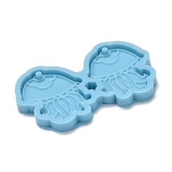 Кулон в форме медузы силиконовые Молды&nbsp;DIY-M034-05