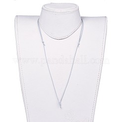 Регулируемое корейское изготовление ожерелья из вощеного полиэстера&nbsp;AJEW-JB00493-03