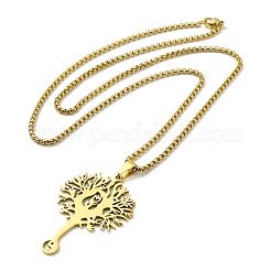 201 подвеска из нержавеющей стали для женщин и мужчин NJEW-G123-05G