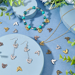 120 шт. 4 цвета подвески из сплава в тибетском стиле TIBEP-AR0001-09