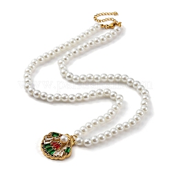 Ожерелья с подвеской в форме ракушки из нержавеющей стали 304 с покрытием PVD в вакууме STAS-Z114-22G