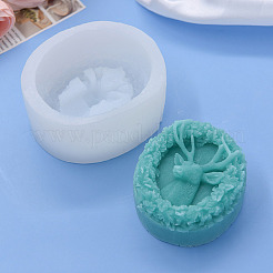 Diy голова северного оленя пищевая силиконовая форма DIY-F136-01