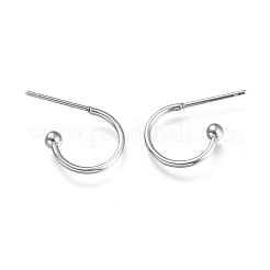 Крючки для сережек из нержавеющей стали марки 304&nbsp;X-STAS-K211-01P