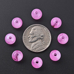 アクリルビーズ  天然石風  ラウンド  パールピンク  8mm  穴：1.8mm  約2000個/500g&nbsp;MACR-S375-001B-03