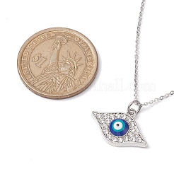 Chaîne de câble en alliage de cristal strass&nbsp;NJEW-JN04977-02