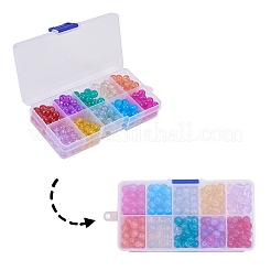 Выпечка окрашенные стеклянные бусины&nbsp;DGLA-PH0002-03