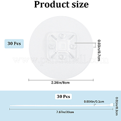 Самоклеящиеся мебельные ремни из абс-пластика&nbsp;AJEW-WH20022-17